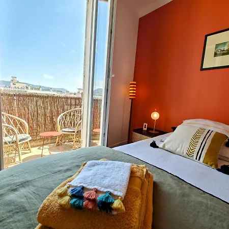 Cozy Roof Terrace Near Promenade Des - Ac * Nice